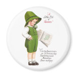 Boy with Map of Ireland Vintage St Patrick's Day Magnets