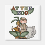 Boy Zoo Keeper Tshirts and Gifts Refrigerator Magnets