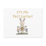 BOYBUNNYFIRSTEASTER POST CARD