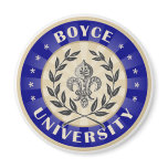Boyce University Navy magnets