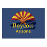 BOYCOTT Arizona Business Card