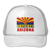 BOYCOTT ARIZONA Tshirts, Buttons, Hoodies Mesh Hats