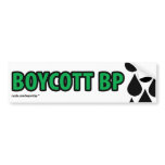 Boycott BP Bumper Sticker
