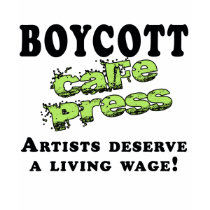 Boycott Cafepress t-shirts