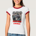 BOYCOTT CHINA t-shirts