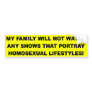 BOYCOTT HOMOSEXUAL TV