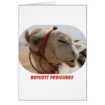 Boycott Pedicures Greeting Card