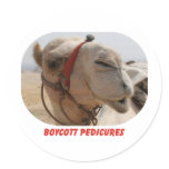 Boycott Pedicures Stickers