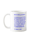 BOYCOTT SOUTH DAKOTA BUYBLUE.BIZ mugs