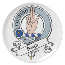 Boyd Clan Badge Party Plate