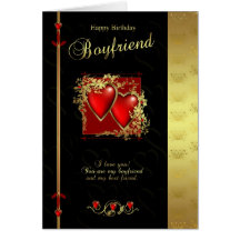 Boyfriend Birthday Card - Happy Birthday Boyfriend