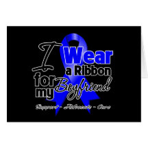 Boyfriend - Colon Cancer Ribbon Cards