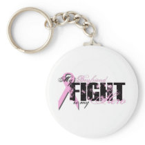 Boyfriend Hero - Fight Breast Cancer Keychain