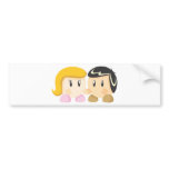 Boyfriend Loves Girlfriend bumper stickers