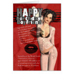 Boyfriend sexy male fun facts birthday card