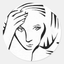 boyfriend's back round sticker