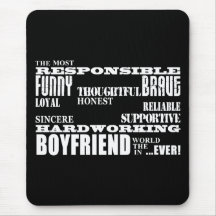 Boyfriends Best & Greatest Boyfriend : Qualities Mousemats