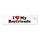 Boyfriends Sticker bumper stickers