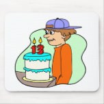 Boys 13th Birthday Gifts Mouse Pad