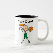 Boys Basketball Slam Dunk Mugs