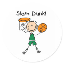 Boys Basketball Slam Dunk