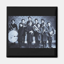 Boys Brass Band, Warsaw Indiana Vintage Fridge Magnets