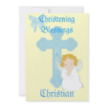 Boy's Christening Blessings-Customize Custom Invitations