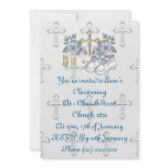 Boys Christening Shoes invitations