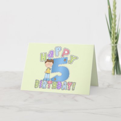 Fifth Birthday Cards