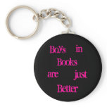 Boys in books keychain