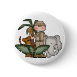 Boys Jungle Safari buttons