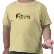 Boys Playing at the Seashore Shirt