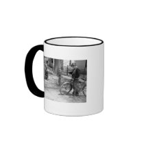 Boys Playing Marbles, Woodbine, Iowa, 1940 Coffee Mugs