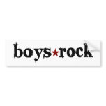 Boys Rock bumper stickers