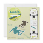 Boys Skateboard Party Invitation