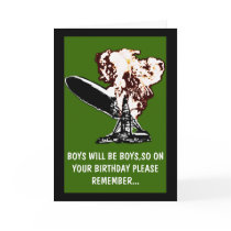 Boys will be boys birthday