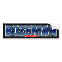 Bozeman Bumper Bumper Sticker