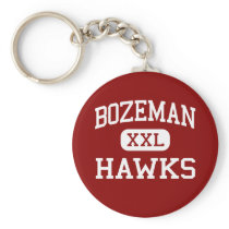 Bozeman - Hawks - High School - Bozeman Montana Keychain
