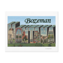 Bozeman, Montana - Large Letter Scenes Post Cards