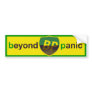 BP Beyond Panic  Retro Shield Bumper Sticker