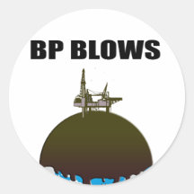 BP BLOWS STICKERS
