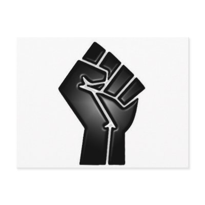 bp fist post card by rshirts