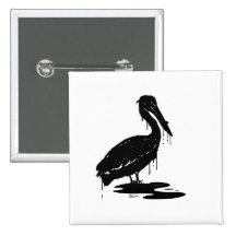 BP is killing Pelicans Pinback Button