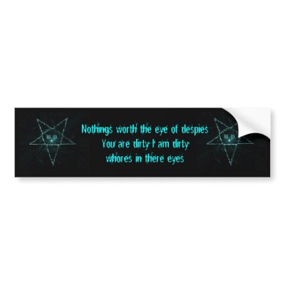 bp logo2, bp logo2, Nothings worth the eye of d... Bumper Stickers by TheBrokenPoet