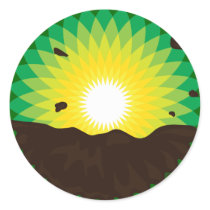 BP Oil Spill Round Stickers
