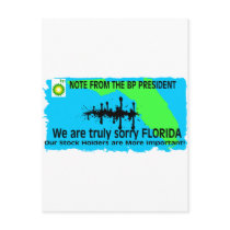 BP TO FLORIDA POST CARD