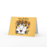 BQ- Cool Cat Birthday Card