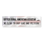 BRAA We cling to our guns and religion bumper stickers
