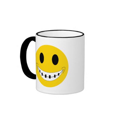 Brace Face Coffee Mug by CrazyCups