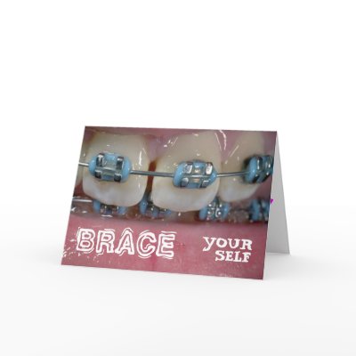 Braces Greeting Cards by terrykoehler